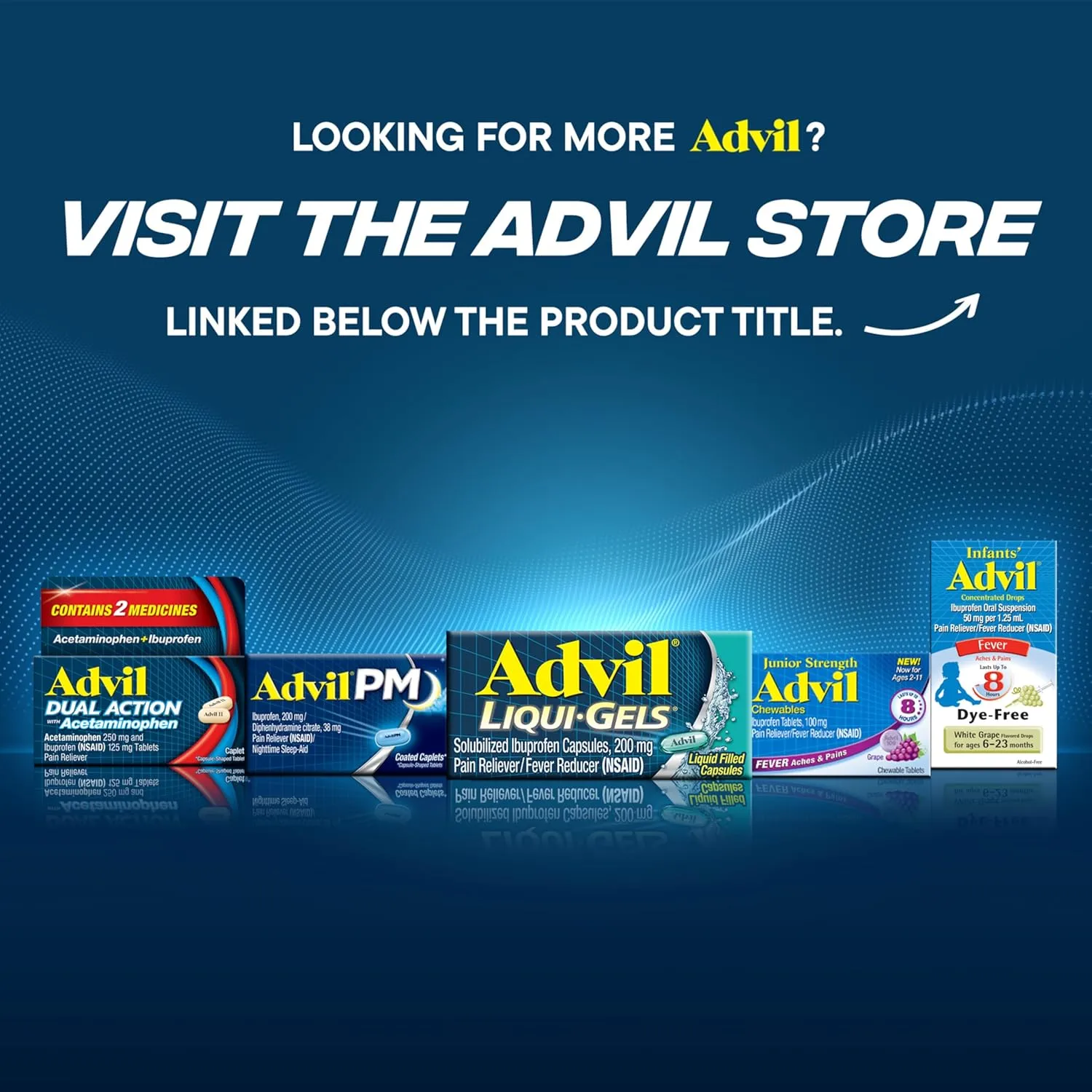 Advil Liqui-Gels Pain Reliever and Fever Reducer, Pain Medicine for Adults with Ibuprofen 200mg for Headache, Backache