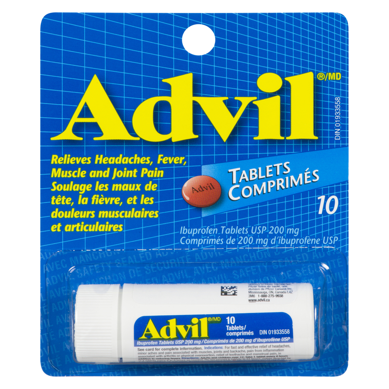 Advil Vial  10ct [12pcs/Display]