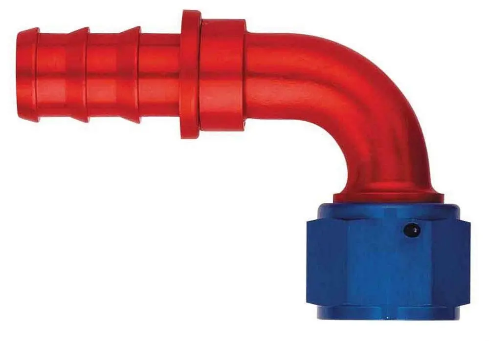 Aeroquip FCM1534 Aluminum -10AN 90-Degree Socketless Hose Fitting