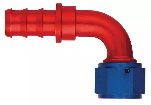 Aeroquip FCM1534 Aluminum -10AN 90-Degree Socketless Hose Fitting