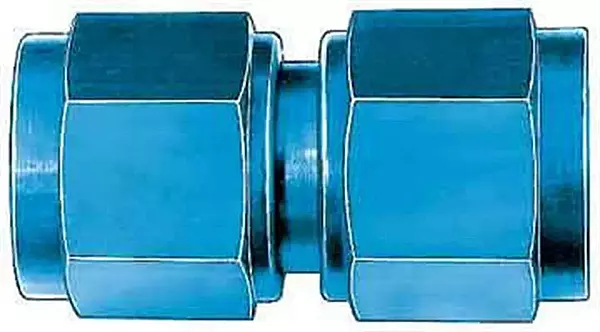 Aeroquip FCM2916 Blue Anodized Aluminum -08AN Female Flare Swivel Adapter