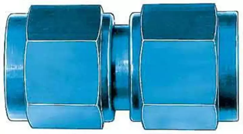 Aeroquip FCM2916 Blue Anodized Aluminum -08AN Female Flare Swivel Adapter