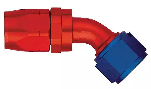 Aeroquip FCM4025 Aluminum -12AN 45-Degree Elbow Fitting