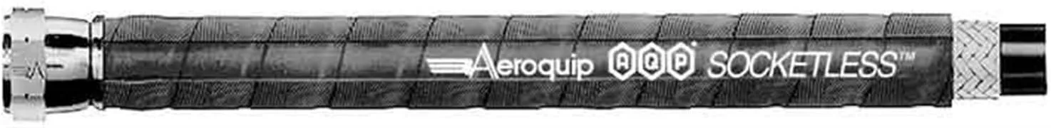 Aeroquip FCN0620 AQP Black -06AN Socketless Hose - 20 Feet