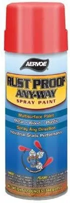 Aervoe 302 16-Oz High Performance Safety Rust Proof Enamel Spray Paint, Yellow