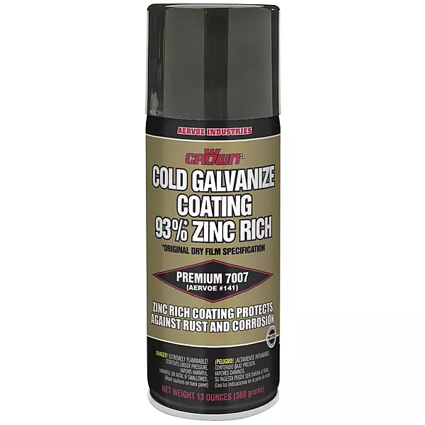 Aervoe Cold Galvanizing Compound, 16 oz Aerosol Can