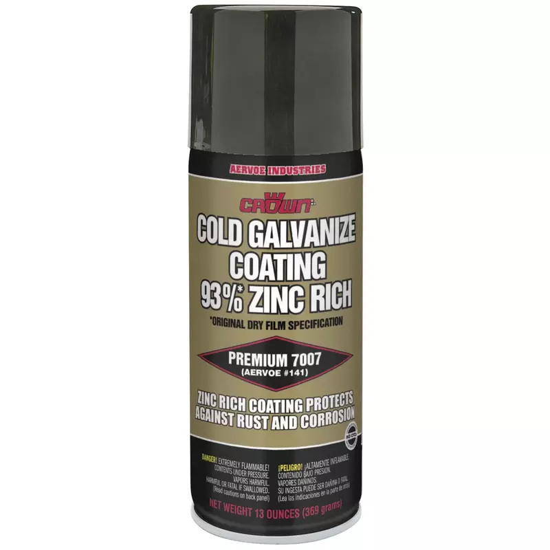 Aervoe Cold Galvanizing Compound, 16 oz Aerosol Can