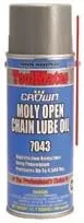 Aervoe Moly Oil Open Chain Lube, 16 oz Aerosol Can - 7043