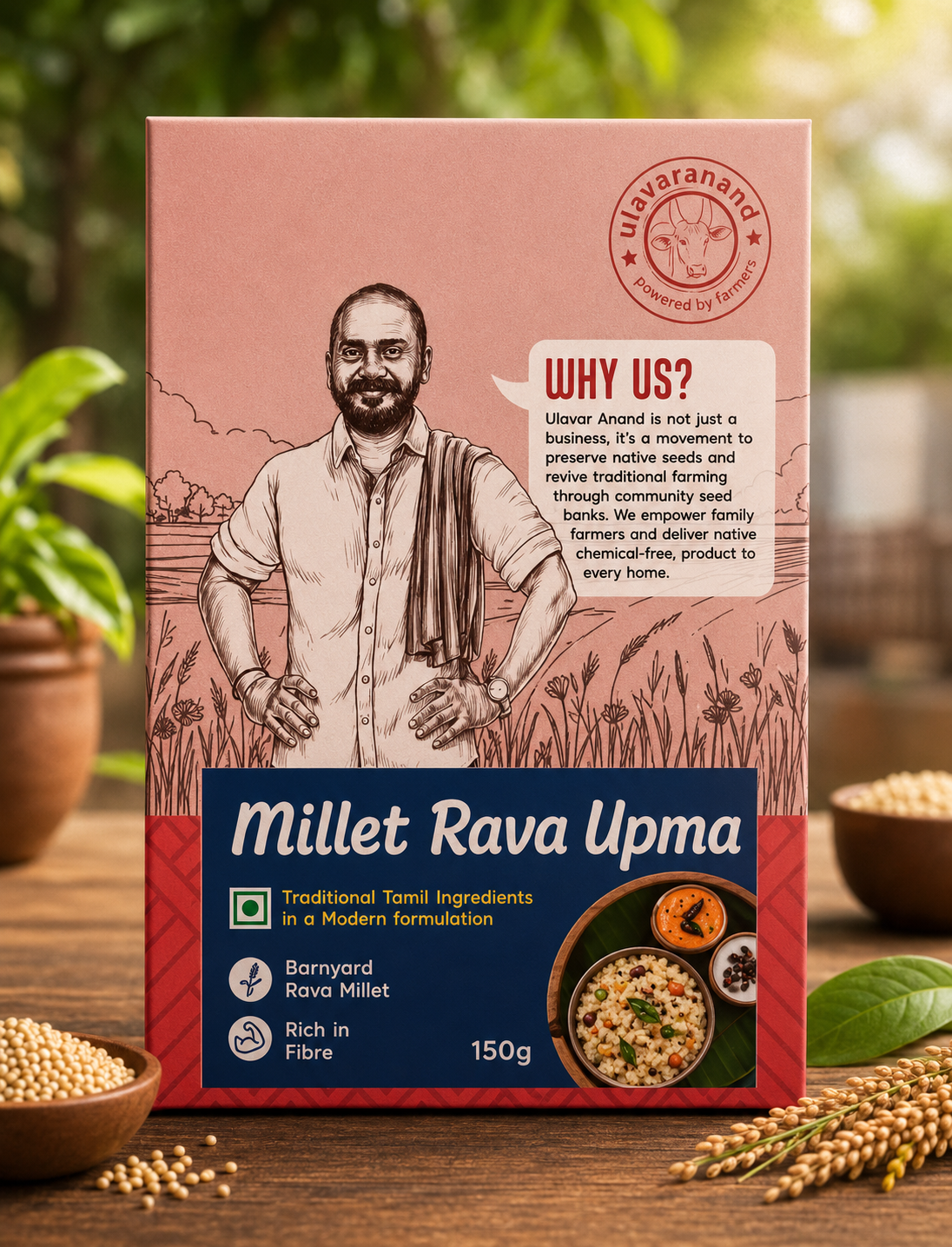 MILLET RAVA UPMA MIX 150 G