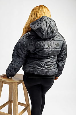 Black Camouflage Winter Jacket (Female) Black Camouflage Winter Jacket (Female)