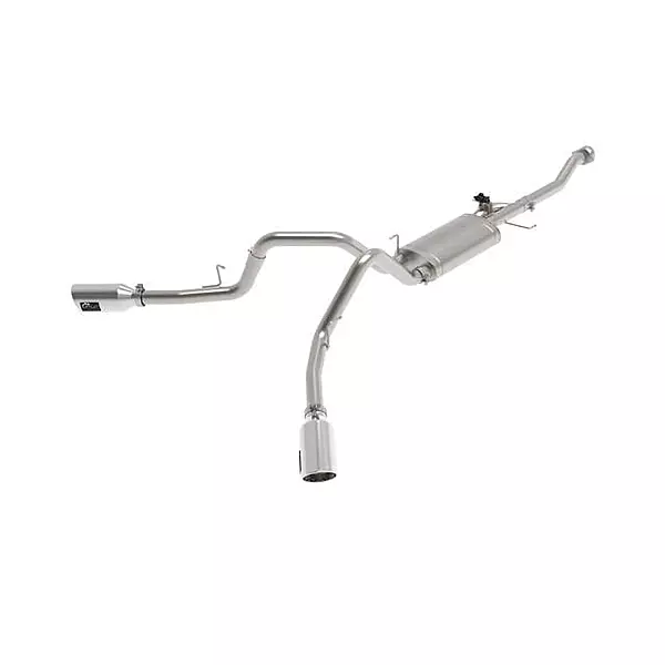 aFe Power Gemini XV 3in 304 Stainless Cat-Back Exhaust, 49-33129-P, fits Ford F-150 2021