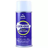 AGS Automotive Solutions Lock-Ease Graphite Lock Lubricant – 3oz Aerosol, Prevents Freezing, Reduces Friction, No Residue, Protects Against Wear & Rust