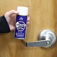 AGS Automotive Solutions Lock-Ease Graphite Lock Lubricant – 3oz Aerosol, Prevents Freezing, Reduces Friction, No Residue, Protects Against Wear & Rust