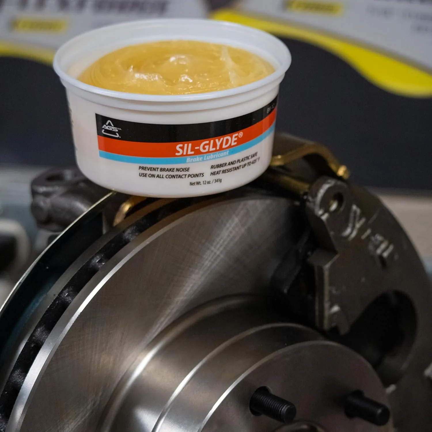 AGS SIL-Glyde Silicone-Based Brake Assembly Lubricant