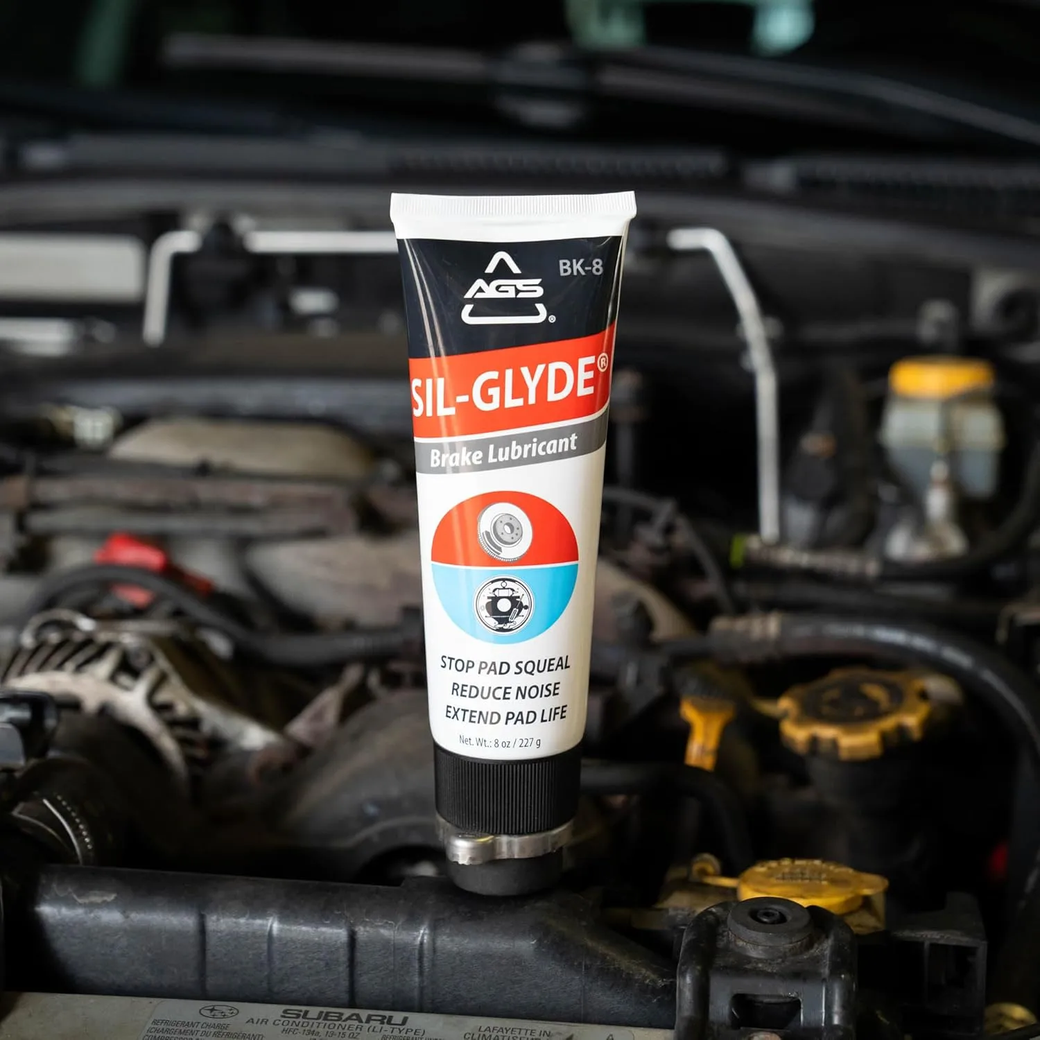 AGS SIL-Glyde Silicone-Based Brake Assembly Lubricant