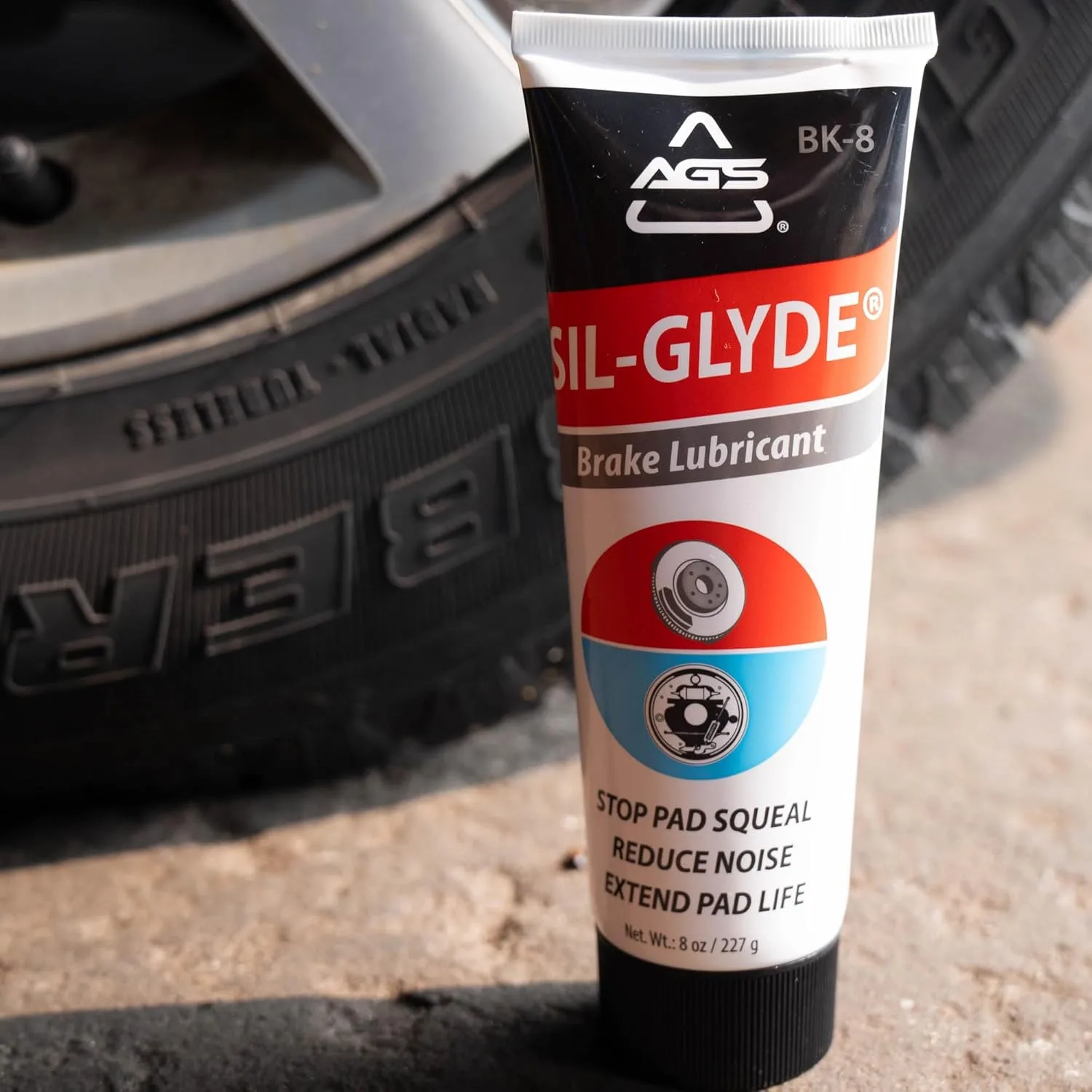 AGS SIL-Glyde Silicone-Based Brake Assembly Lubricant