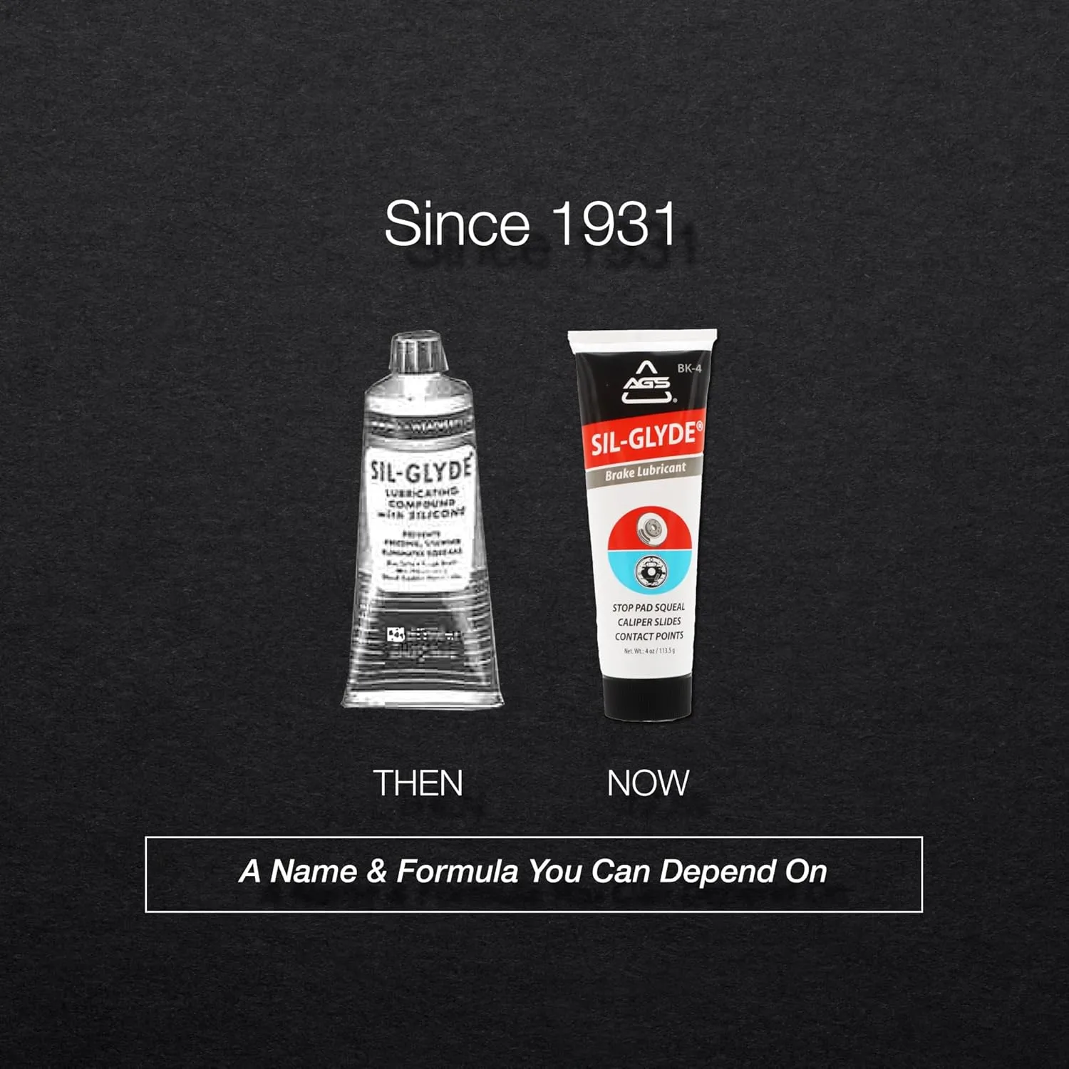 AGS SIL-Glyde Silicone-Based Brake Assembly Lubricant