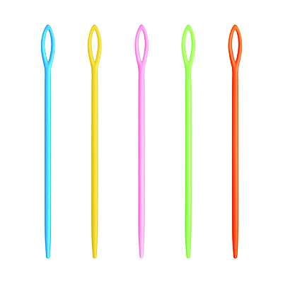 Aguja Plástica Punta Roma 15 Centímetros Paquete por 50 Unidades