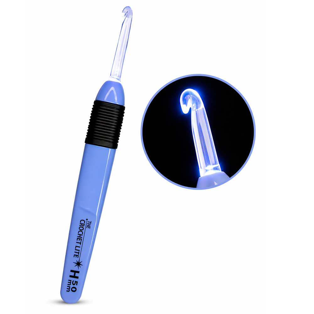 Aguja Crochet Con Luz 5.0Mm Unidad