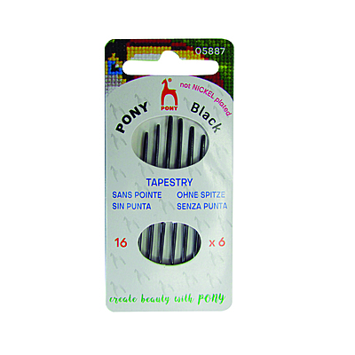 Agujetero Pony Black Tapestry -16 Caja x 5 Tarjetas