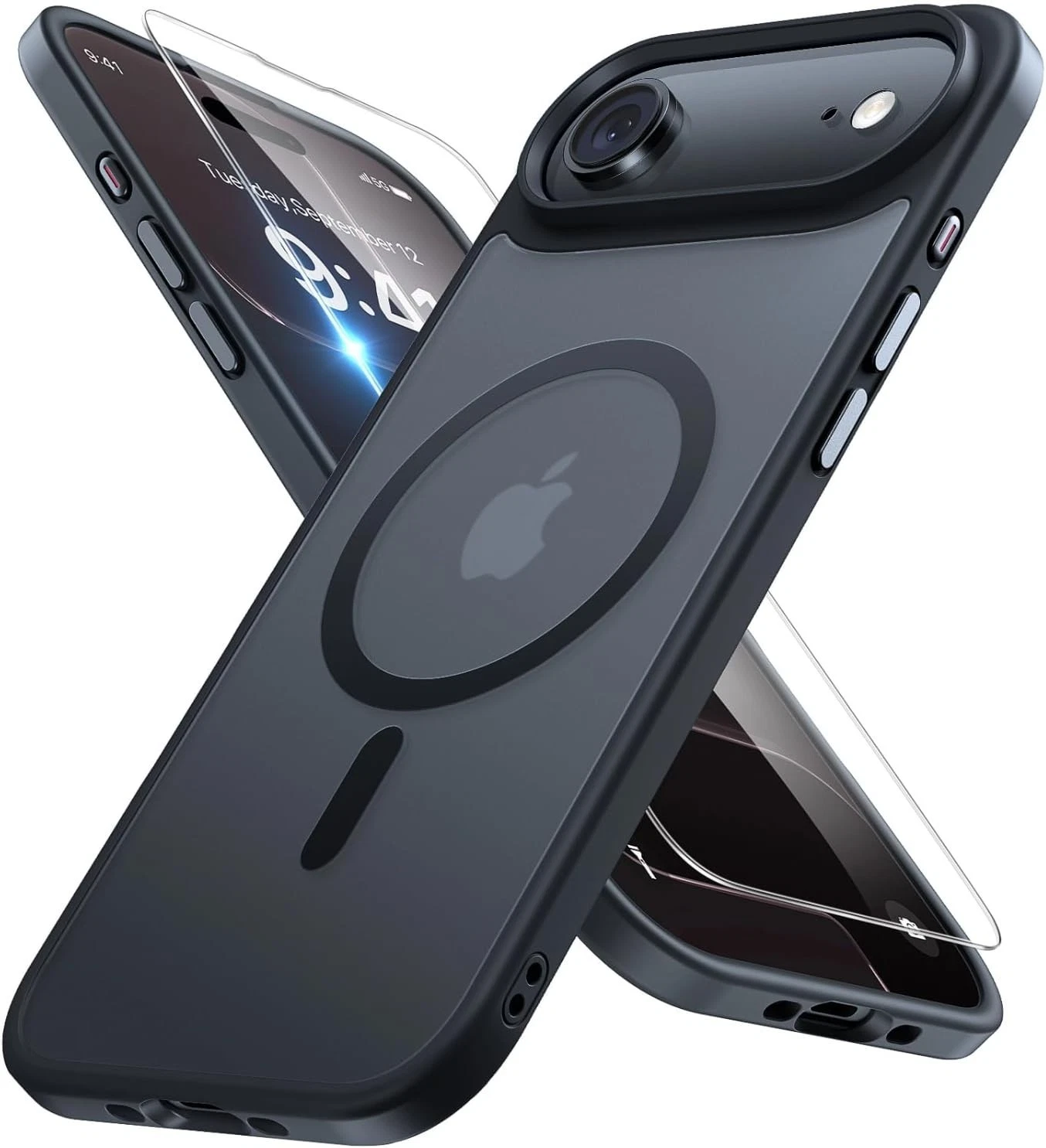 IPhone 17 Air Silicon Clear Case Support IPhone Battery Pack Powerbank
