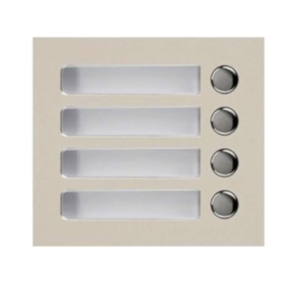 Aiphone GF-4P Four-Call Button Panel for the GF and GT Series Modular Multi-Tenant Entry Security System
