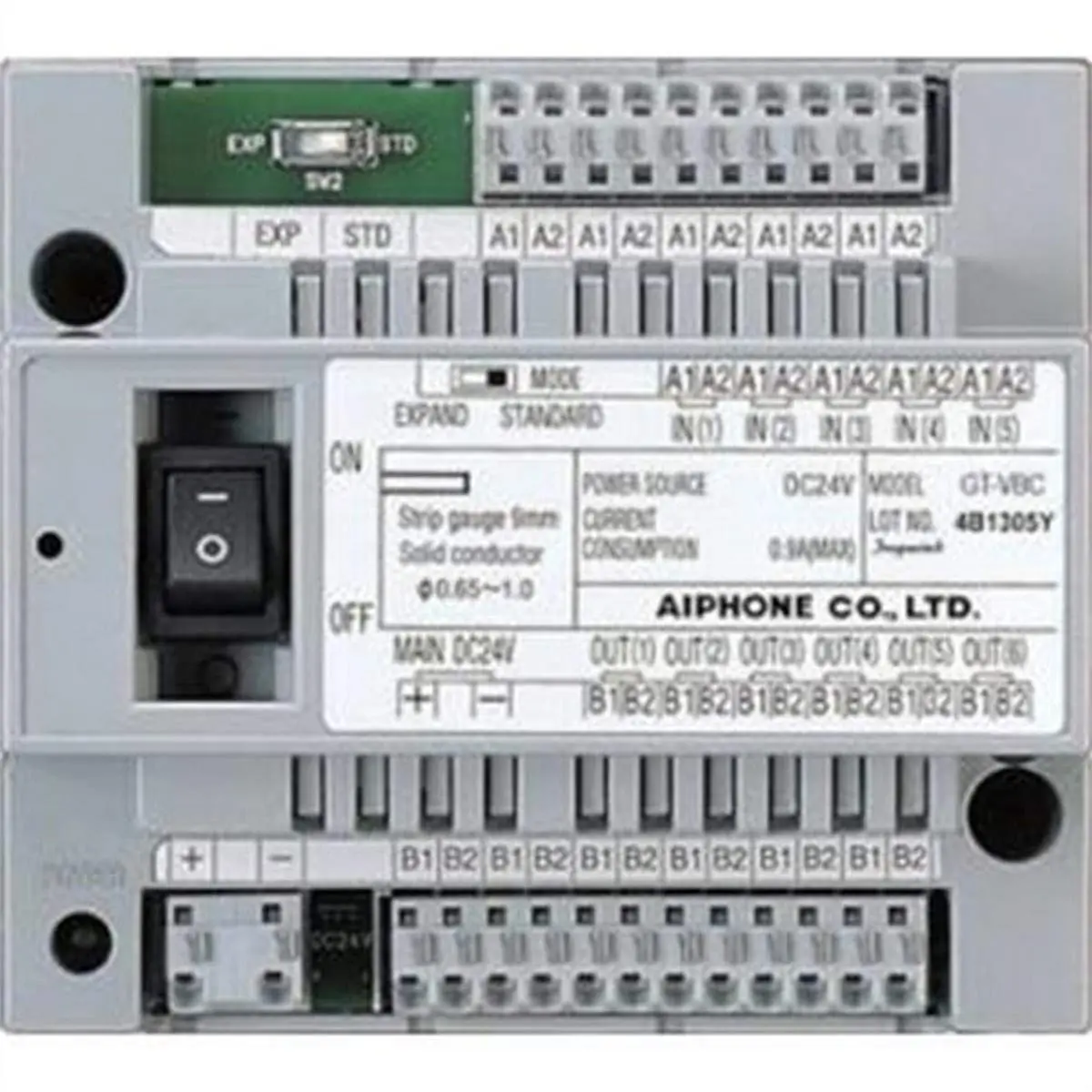 Aiphone Corporation GT-VBC Video Bus Control Unit for GT Series, Multi-Tenant Intercom, ABS Plastic Construction