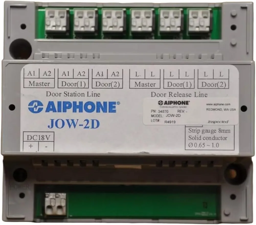 Aiphone JOW-2D Adaptor for JO Series Video Intercom System