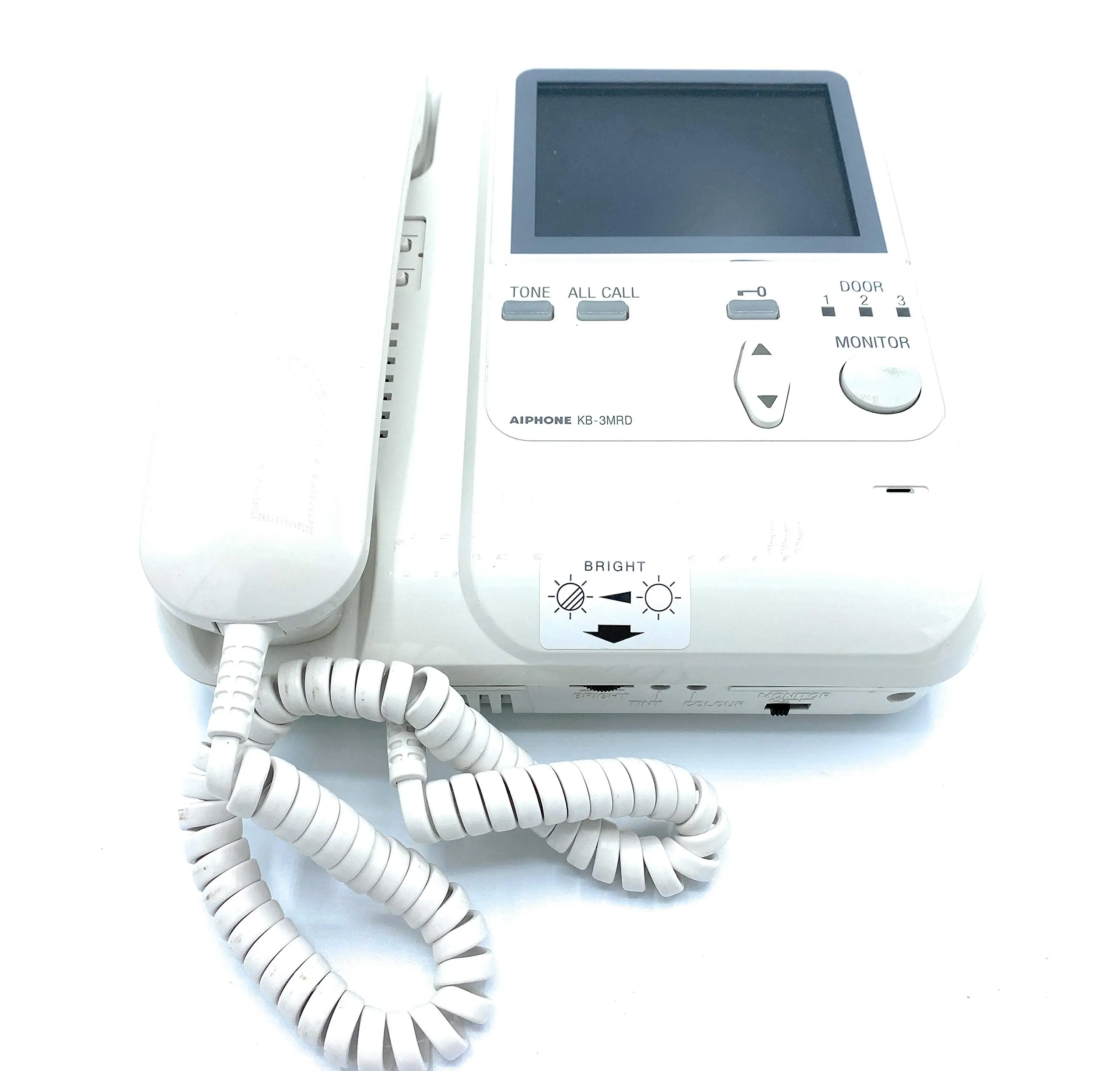 Aiphone KB-3MRD Audio/Video Master Station with Handset and Tilt Camera Control for KB Series Intercom System