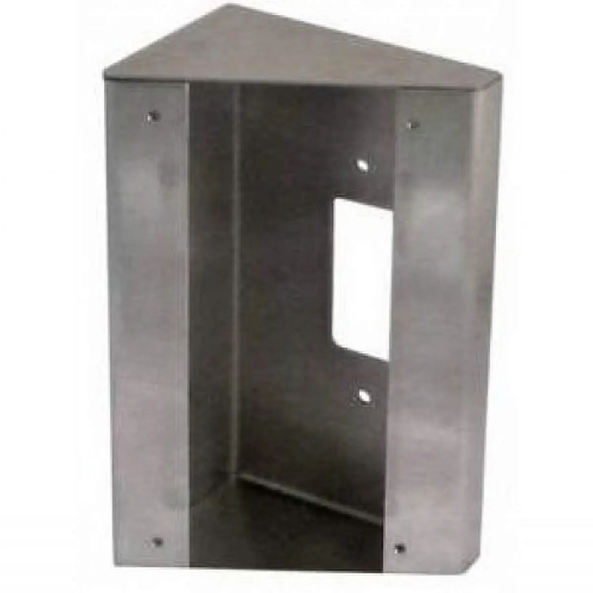 Aiphone Corporation SBX-DV30 30 Degree Angle Box for JK-DV, JF-DV, or JO-DV Door Stations, 18 AWG Stainless Steel