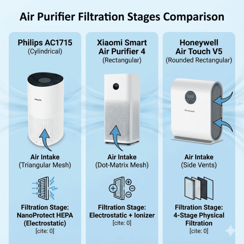 Honeywell Air Touch V5 Value Series Air Purifier