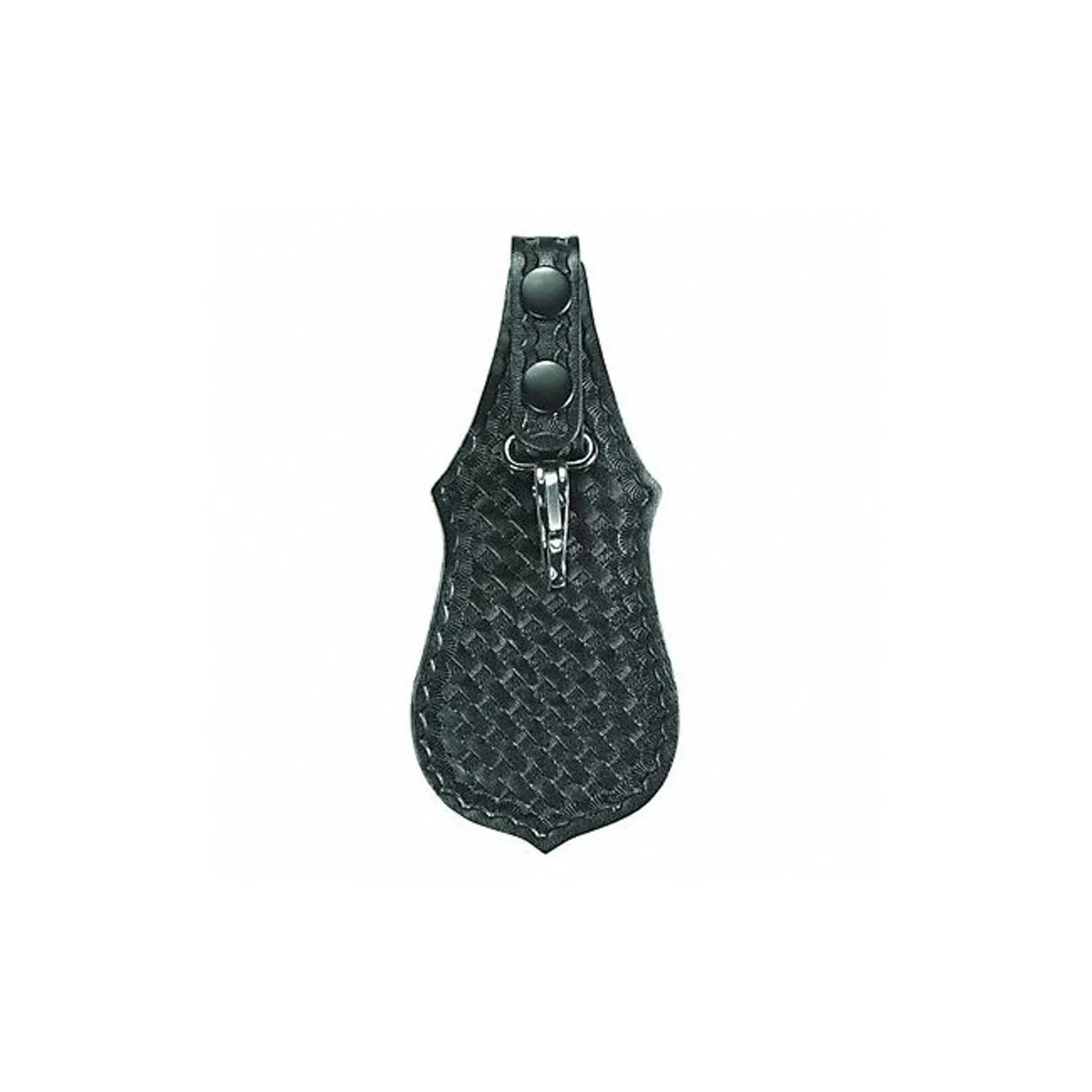 Duty Belt Key Holder, Belt-Mounted, Synthetic Leather