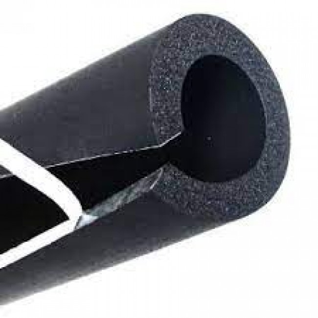 Aislante Termico Para Tubo Insul Lock Abierto Diametro 2-3/8 Espesor 3/8 Largo 1.8 Metros