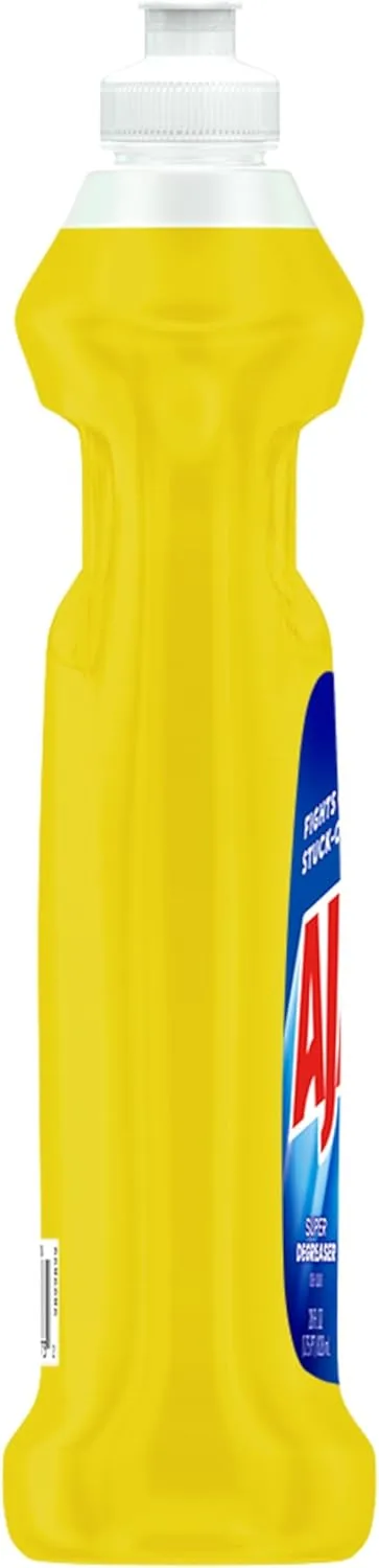 Ajax Dishwashing Detergent, Lemon Scent, 28 Oz Bottle, Case Of 9