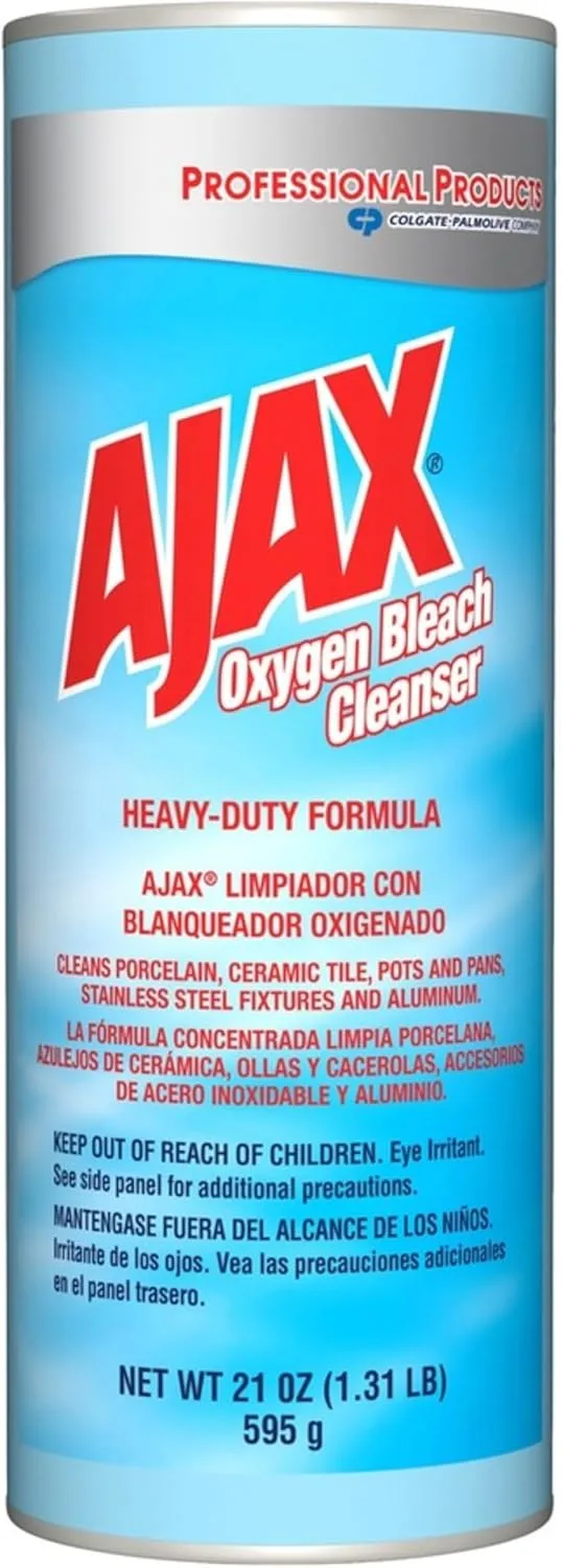 Ajax Oxygen Bleach Cleanser, 21 Oz Canister - Case of 24