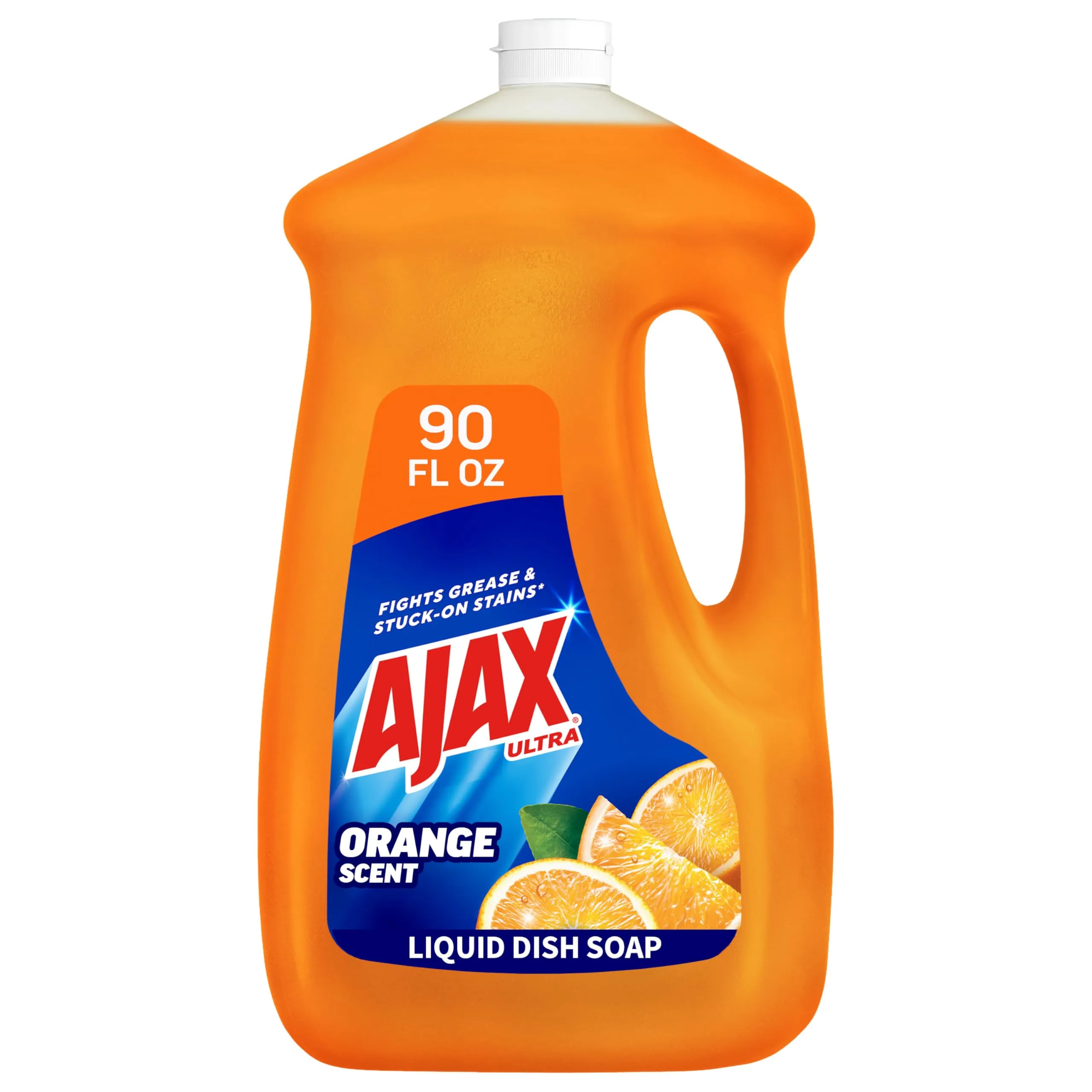 AJAX Ultra Liquid Dish Soap, Triple Action, Orange Scent