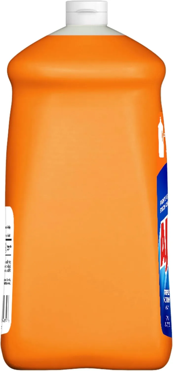AJAX Ultra Liquid Dish Soap, Triple Action, Orange Scent
