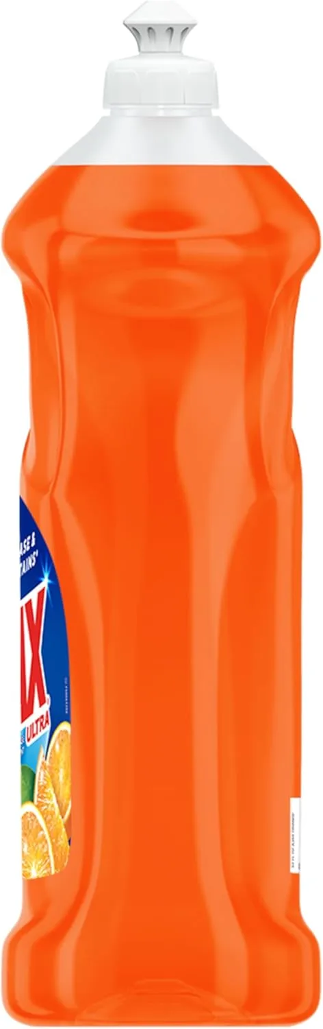 AJAX Ultra Liquid Dish Soap, Triple Action, Orange Scent