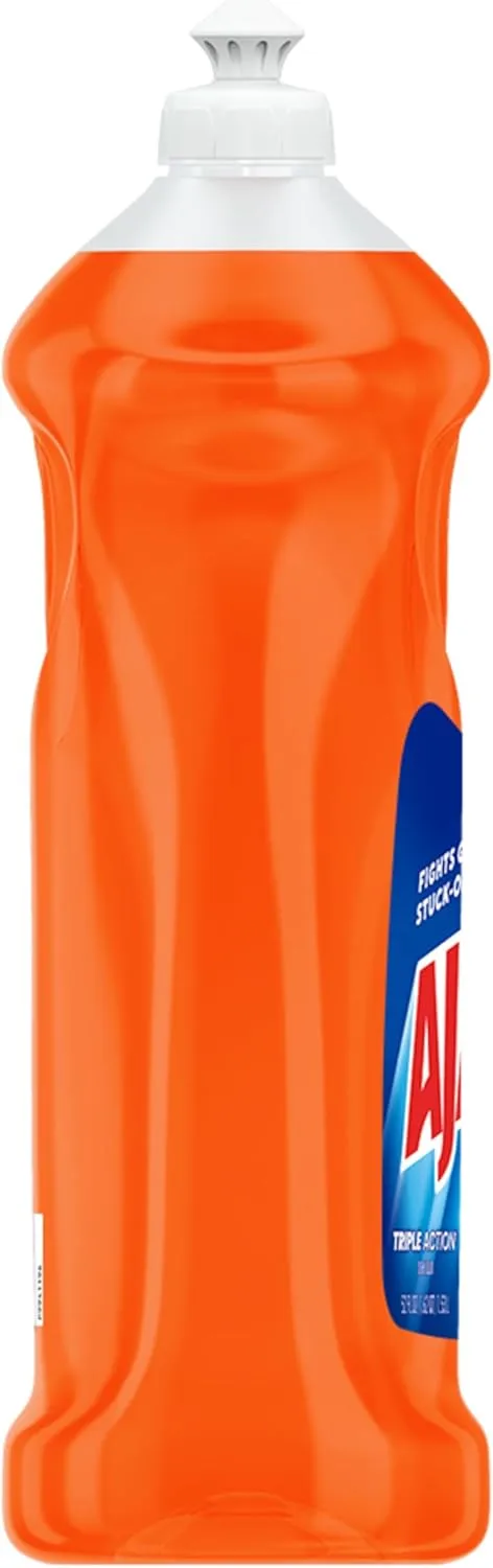 AJAX Ultra Liquid Dish Soap, Triple Action, Orange Scent