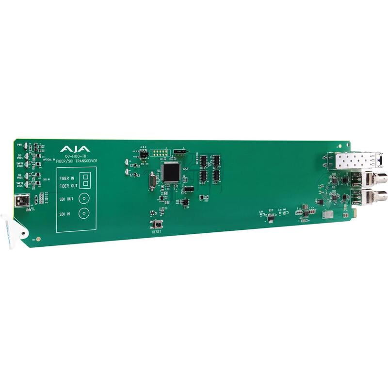 Aja OG-FIDO-R-12G-S 1-Channel 12G-SDI/ST Single Mode ST Fiber Receiver