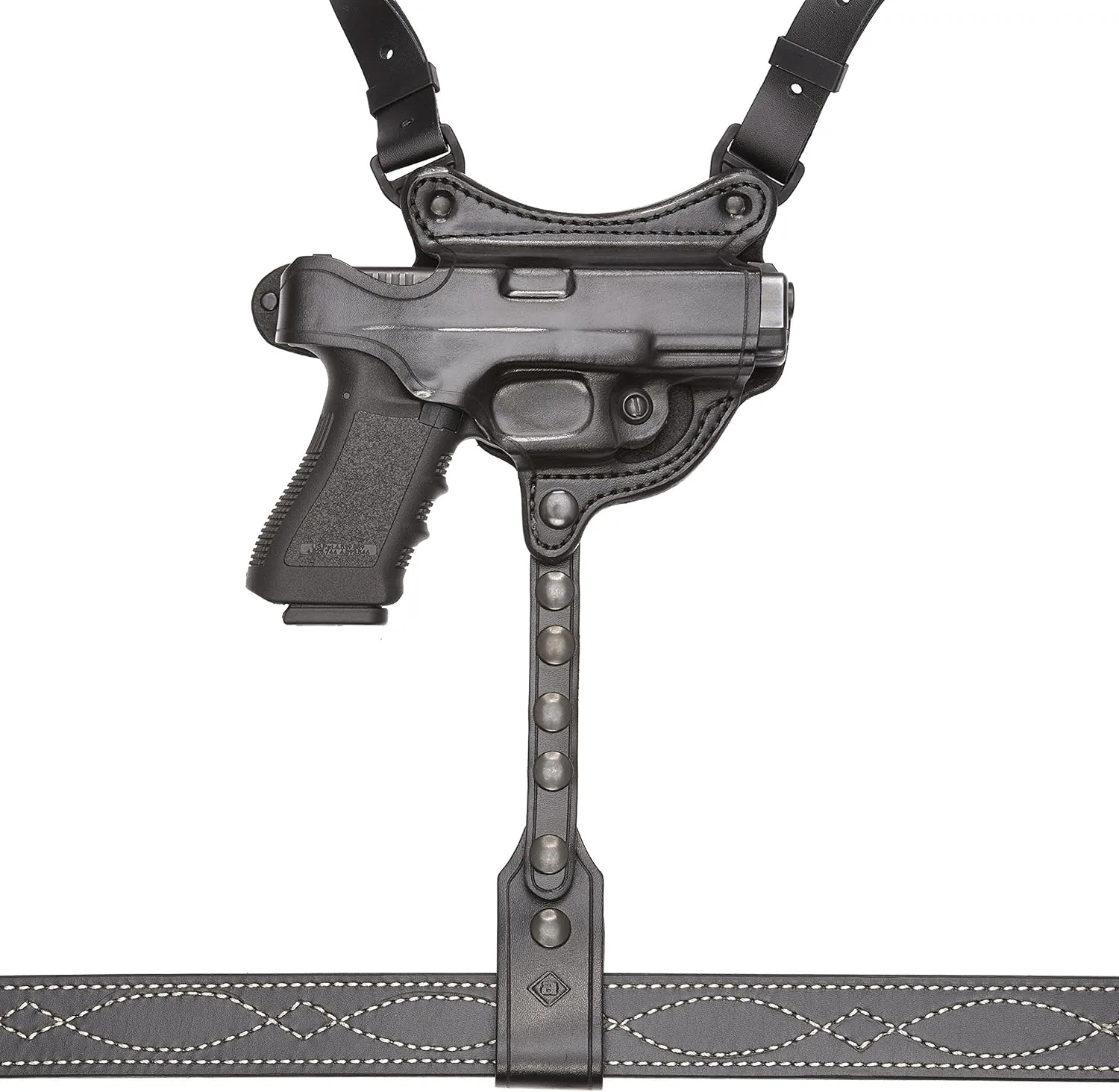 AKER LEATHER 105 Holster Side Tie-Down, Ambidextrous