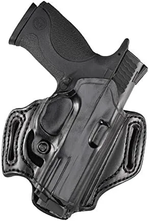 AKER LEATHER 168A FlatSider XR13 Open Top Belt Slide Holster