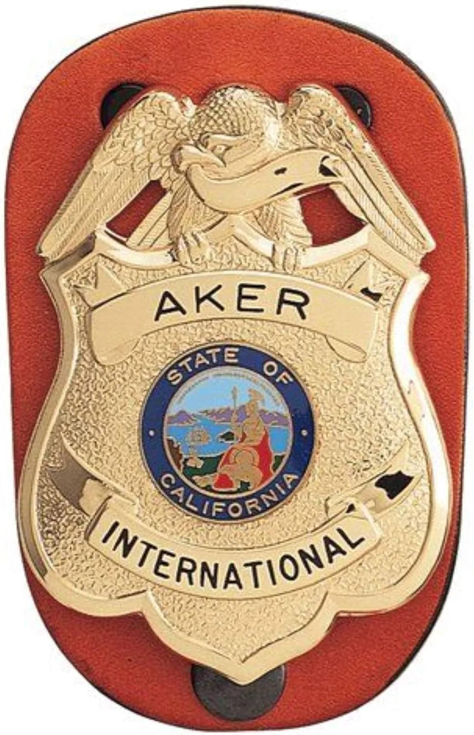 Aker Leather 590 Clip-On Federal Badge Holder