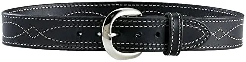 Aker Leather B13 1-3/4" Fancy Stitch Belt