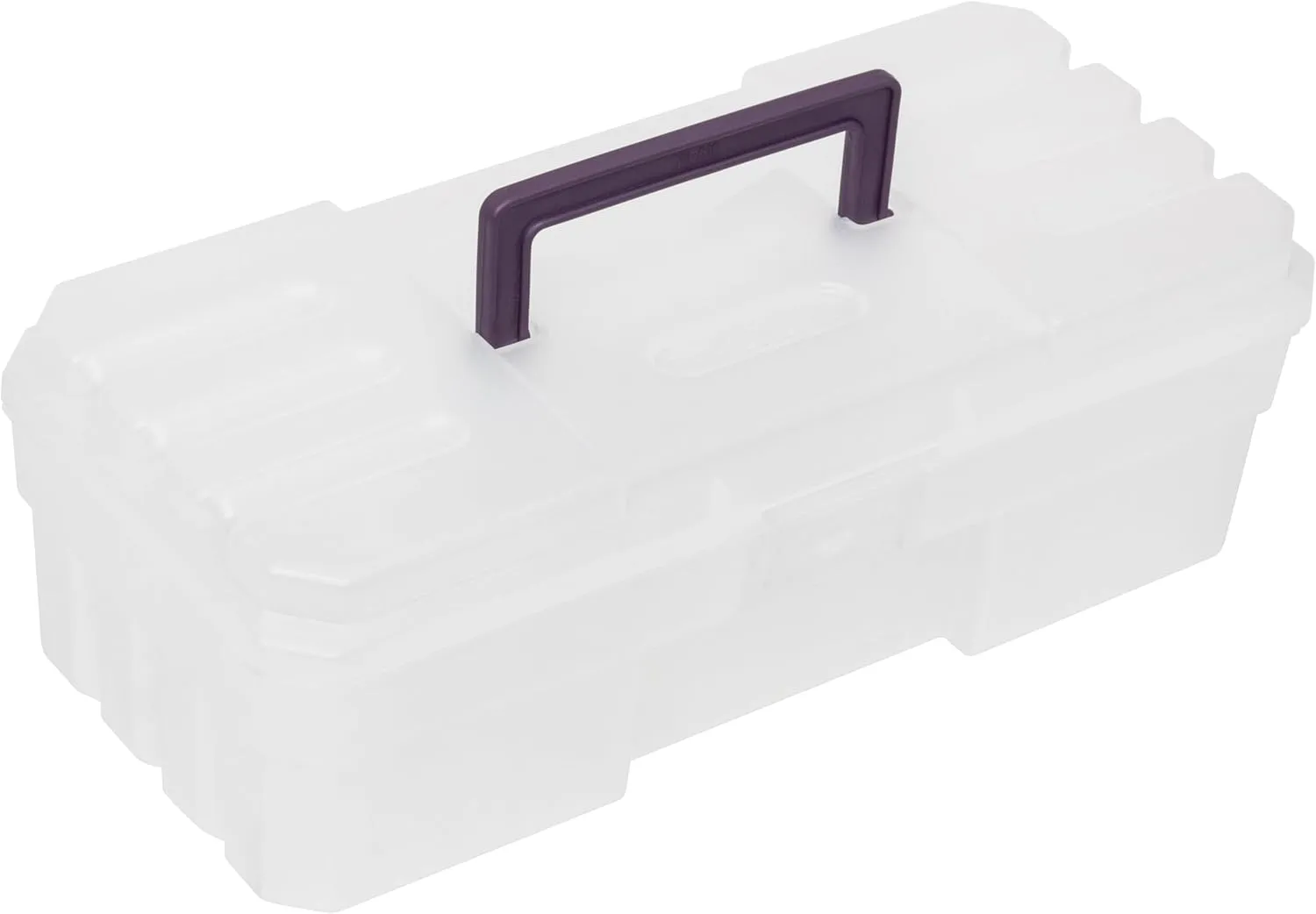 Akro-Mils 12-Inch ProBox Plastic Storage Toolbox, 12 x 6 x 4 in Clear