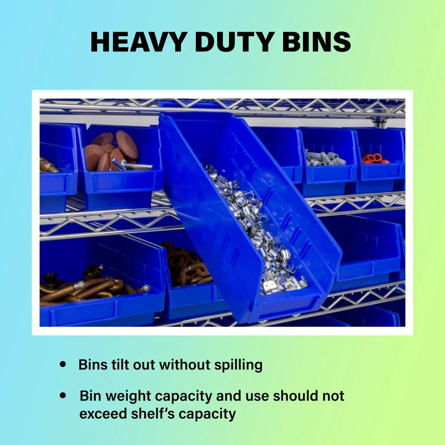 Akro-Mils 30120 Plastic Shelf Bins
