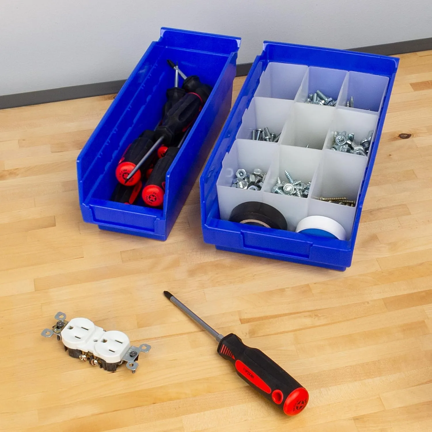 Akro-Mils 30120 Plastic Shelf Bins