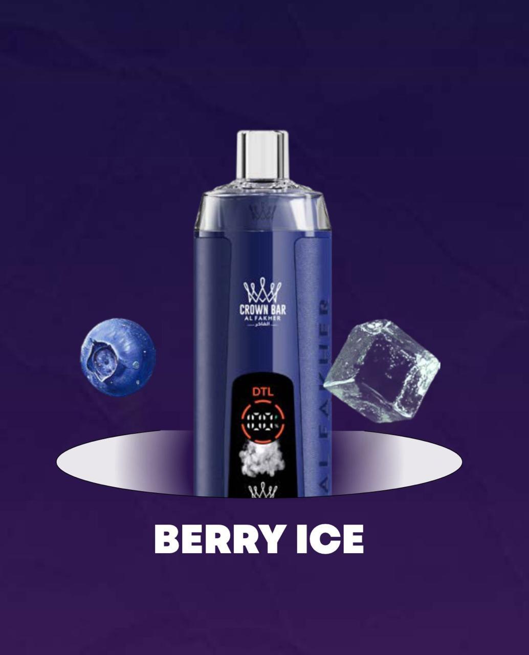 al fakher crystal 8000 - berry ice