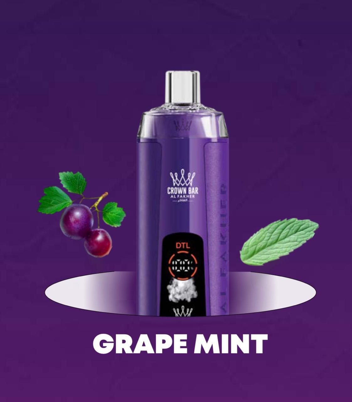 al fakher crystal 8000 - grape mint