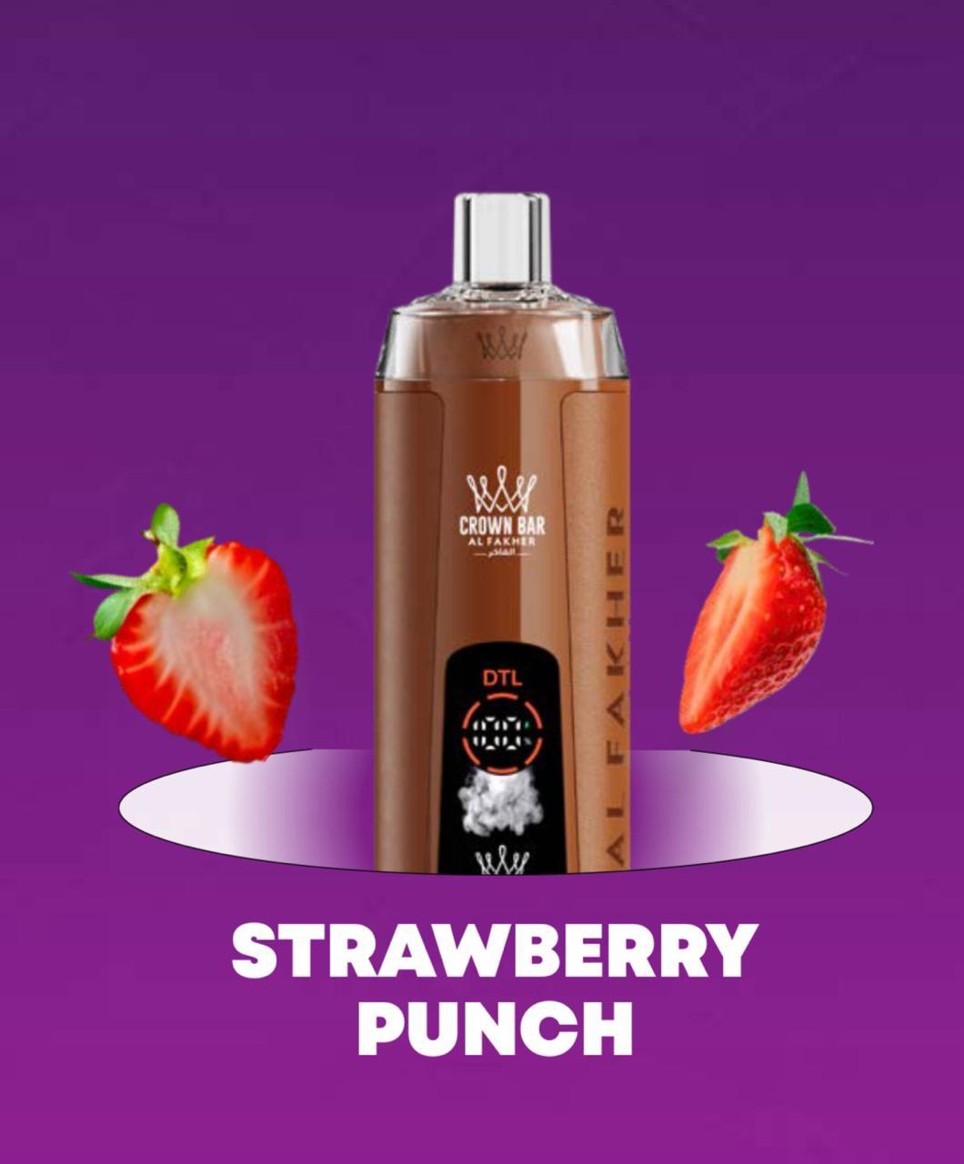 al fakher crystal 8000 - strawberry punch